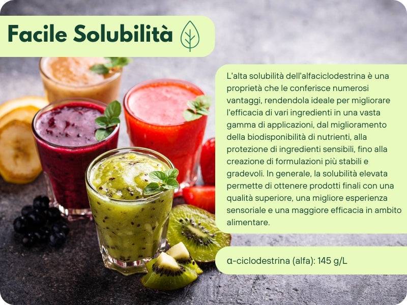 Alfaciclodestrina - Gelato Clean Label Senza Glutine - Emulsionante Naturale - GelatoStore