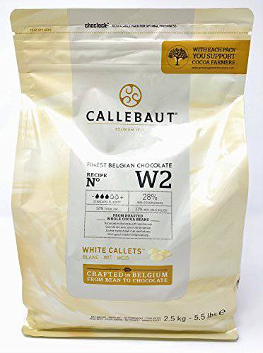 Cioccolato bianco W2 - Callebaut - 2.5kg - GelatoStore
