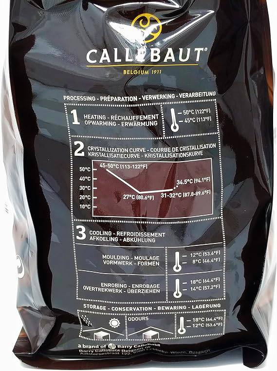 Cioccolato fondente Power 80 - Callebaut - 2.5kg - GelatoStore