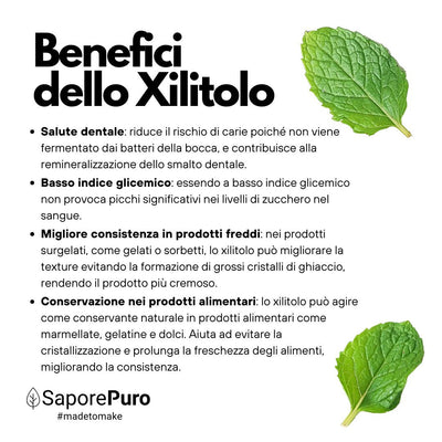 Xilitolo - Dolcificante Naturale con meno Calorie - Origine Extra E.U.