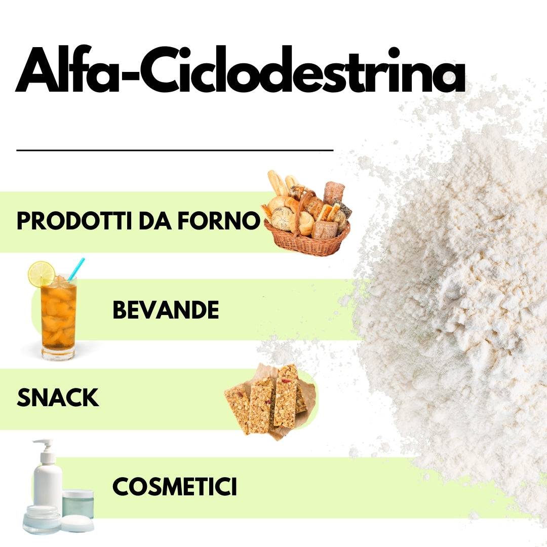 alfaciclodestrina - gelato - emulsionante