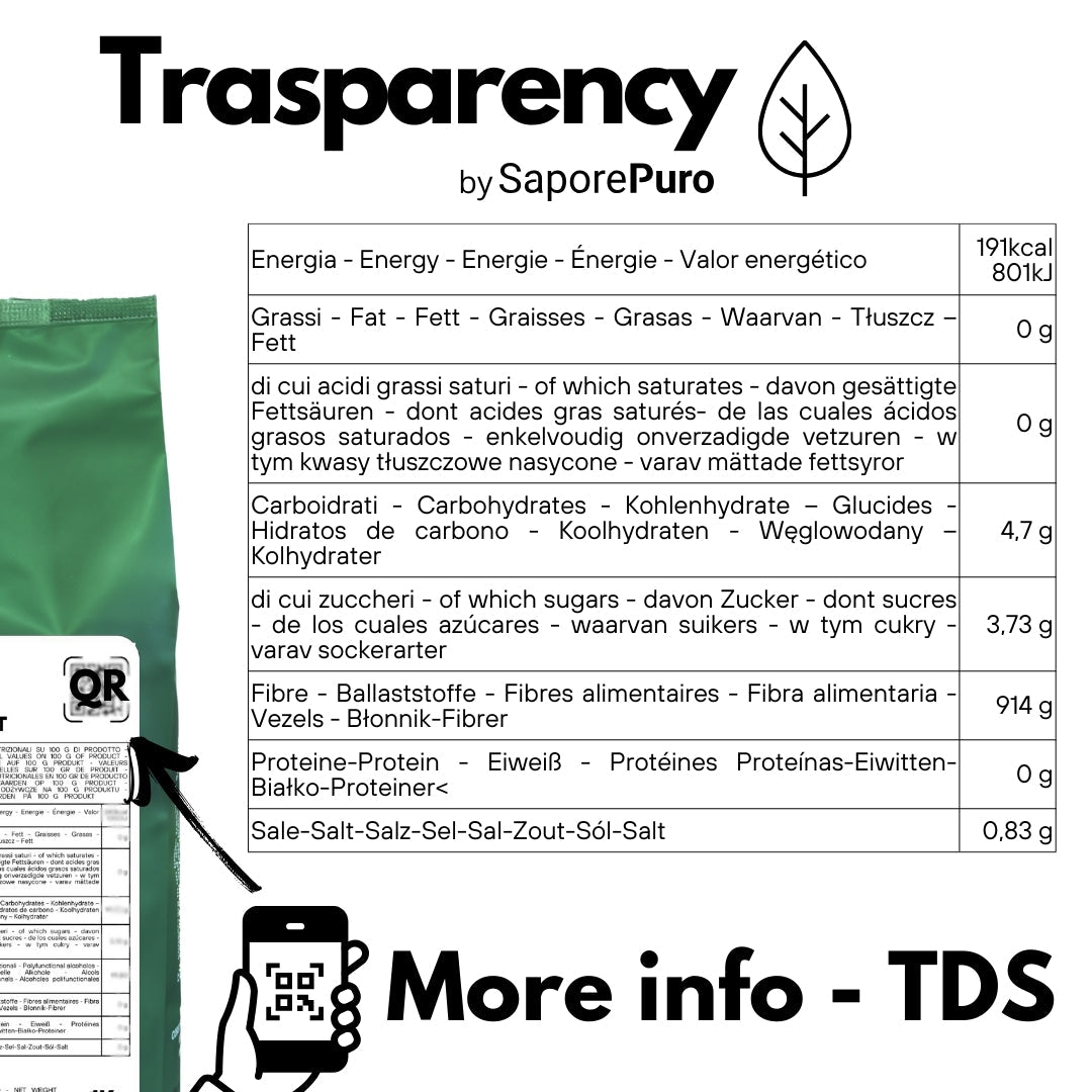 Polidestrosio - Sostituto dello Zucchero - Migliora la texture, riduce le calorie e supporta la salute intestinale - SaporePuro