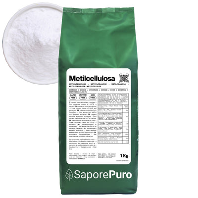 Metilcellulosa Alimentare SaporePuro - Addensante e Gelificante - GelatoStore