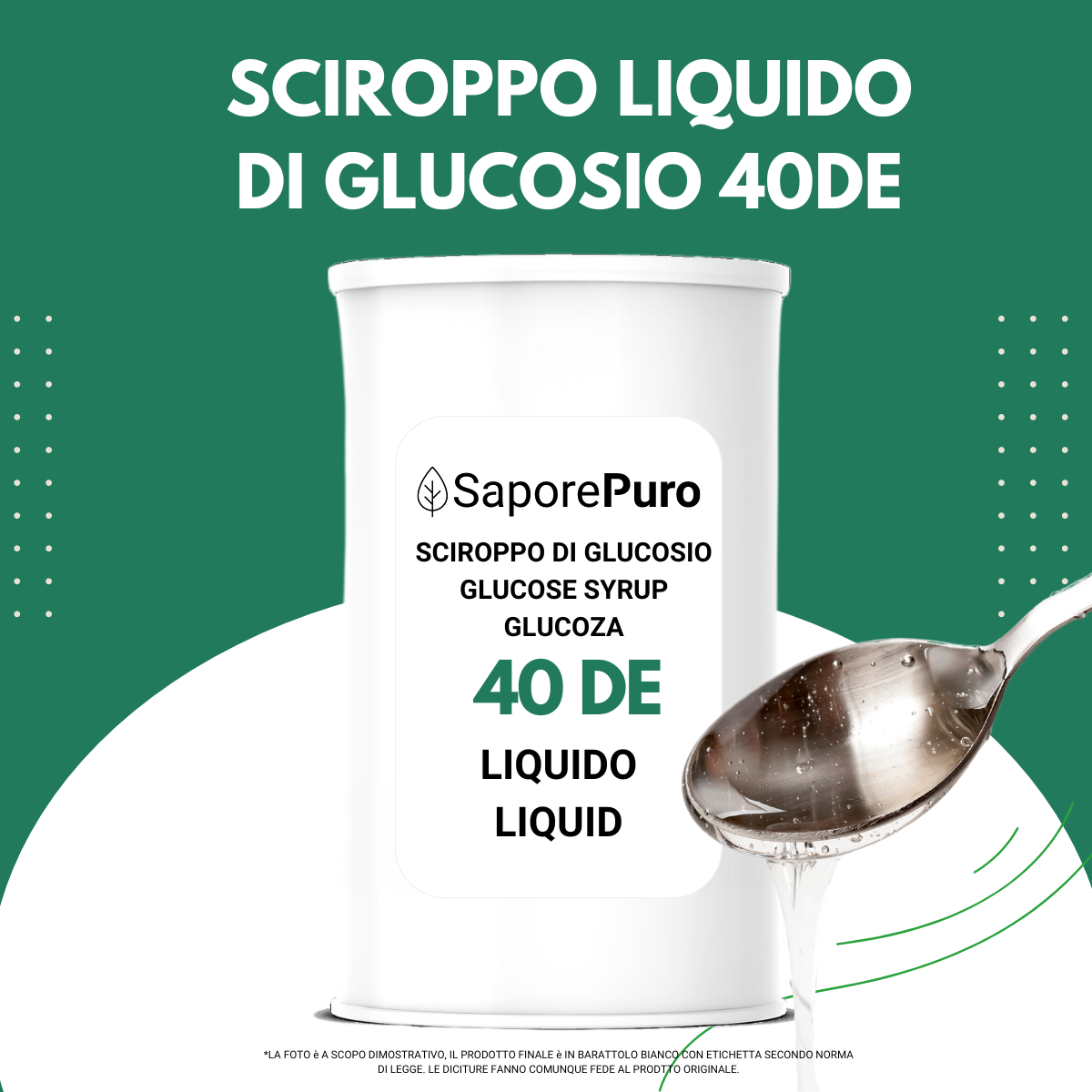Sciroppo di Glucosio Liquido 40DE - Giusta Dolcezza per Gelati e Pasticceria - GelatoStore