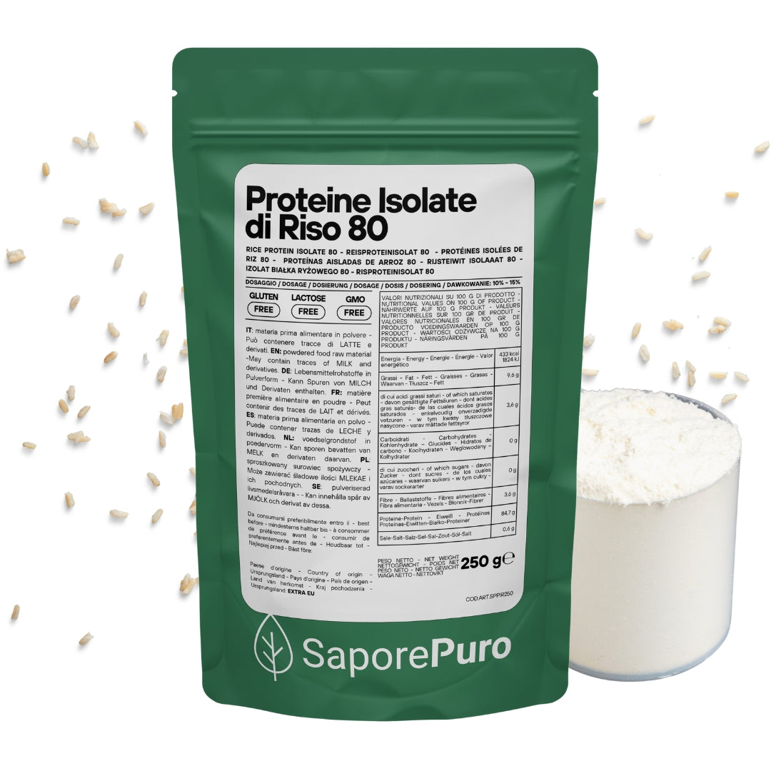 Proteine isolate di Riso 80