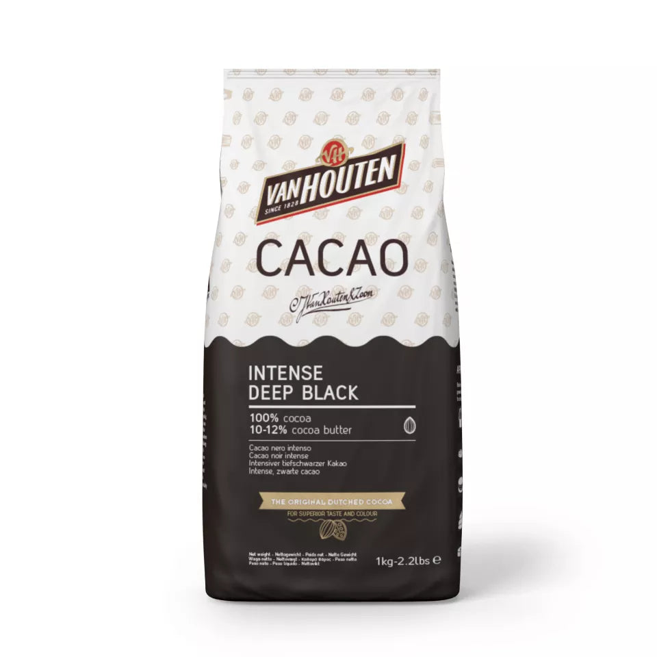 Cacao Nero - Intense Deep Blacl - VanHouten - Callebaut - Cacao in polvere 10/12% Materia Grassa - GelatoStore