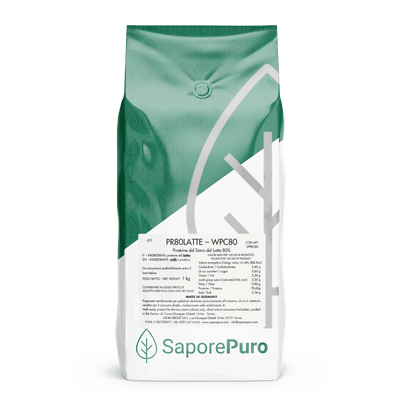 WPC80 - Proteine del Siero del Latte 80% (Whey) - 1Kg - GelatoStore