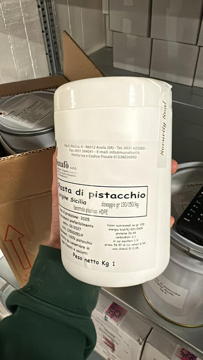 Pasta di Pistacchio Sicilia - 1kg - "SuperPremium" - by Munafò