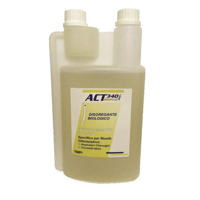 ACT 340 BIOPLUS 2000 – Disgorgante Enzimatico Professionale per Canaline e Scarichi (1L)