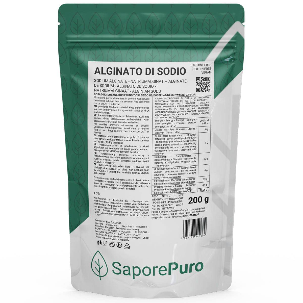 Alginato di Sodio (E401) - 200gr - GelatoStore