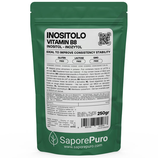 Inositolo (Myo-Inositol) - Vitamina B8 - Food - SaporePuro