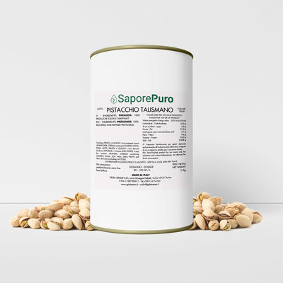 Pasta Pistacchio Pura 100% - 1Kg - "Talismano" senza colore - GelatoStore