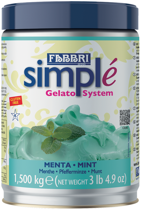 Simple' Menta 1,5 kg - Fabbri