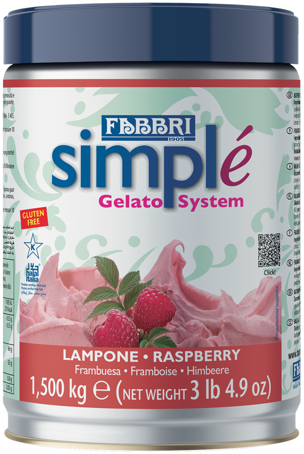 Simple' Lampone 1,5 kg - Fabbri