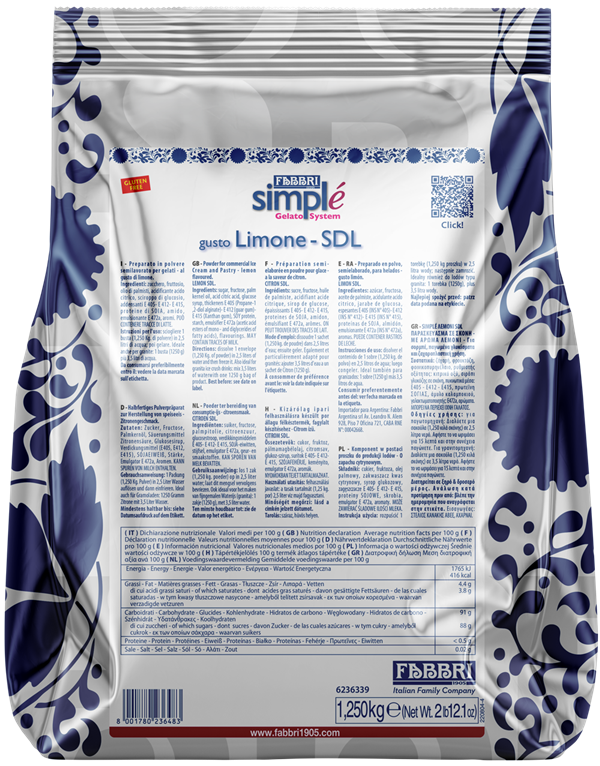 Simple' Frutti di Bosco 1,5 kg - Fabbri