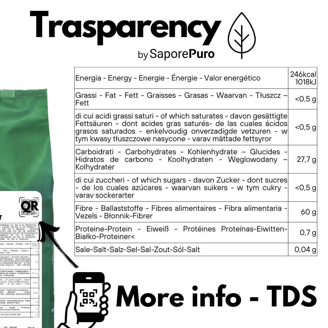 Fibra di Patata - 1kg - Gluten Free - Origine Belgio- ideale per panificazione e prodotti da forno - SaporePuro