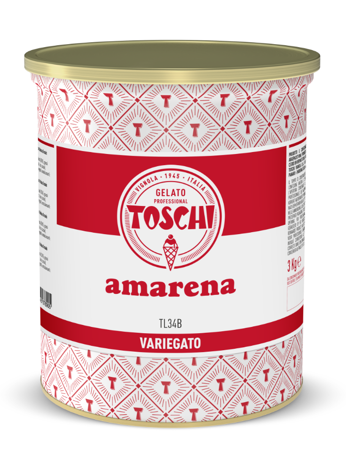 Toschi Amarena Kirsche Variegate mit Naturfarbe - 4kg