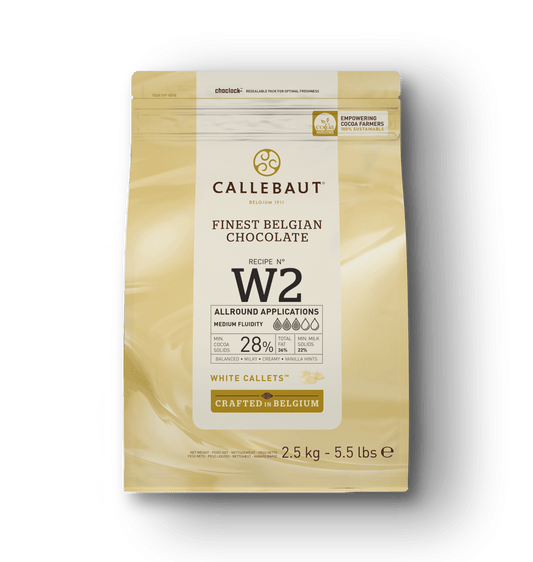 Weiße Schokolade W2 - Callebaut - 2.5kg - GelatoStore