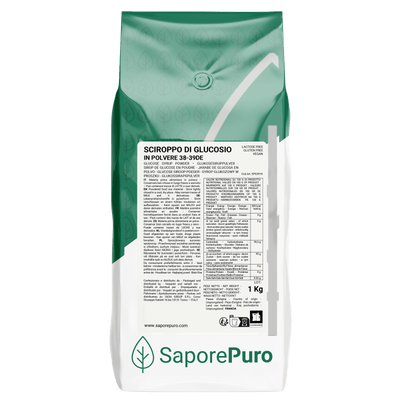 Sciroppo di glucosio in polvere 38-39DE - 1 kg - Prodotto di Qualità dalla Francia, Confezionato in Italia - SaporePuro