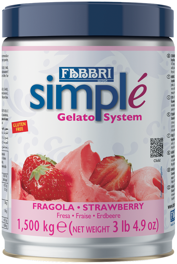Simple' Fragola 1,5 kg - Fabbri