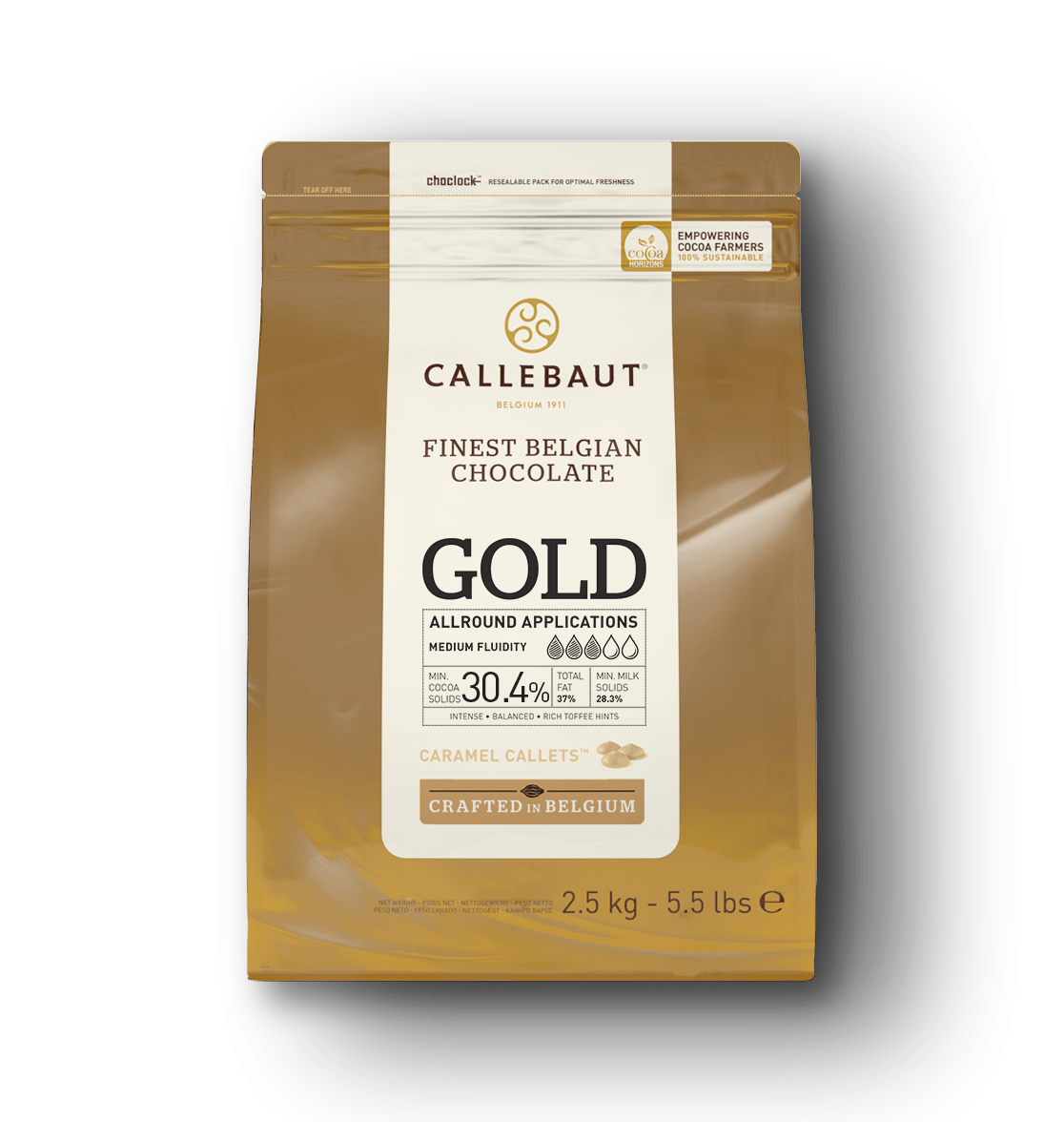 Gold Chocolate - Callebaut - 2.5kg