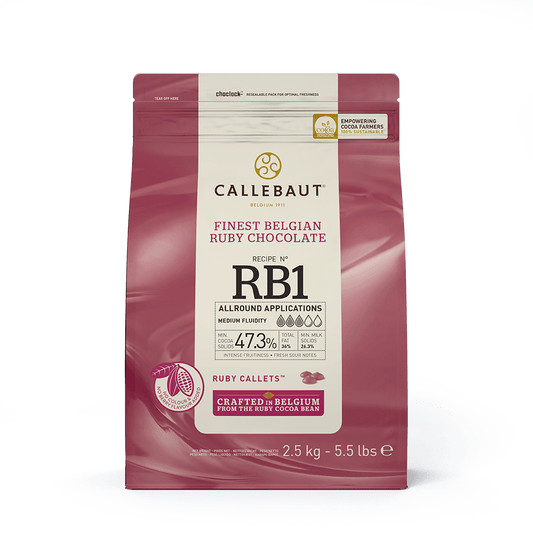 Ruby Chocolate - Callebaut - 2.5kg - GelatoStore
