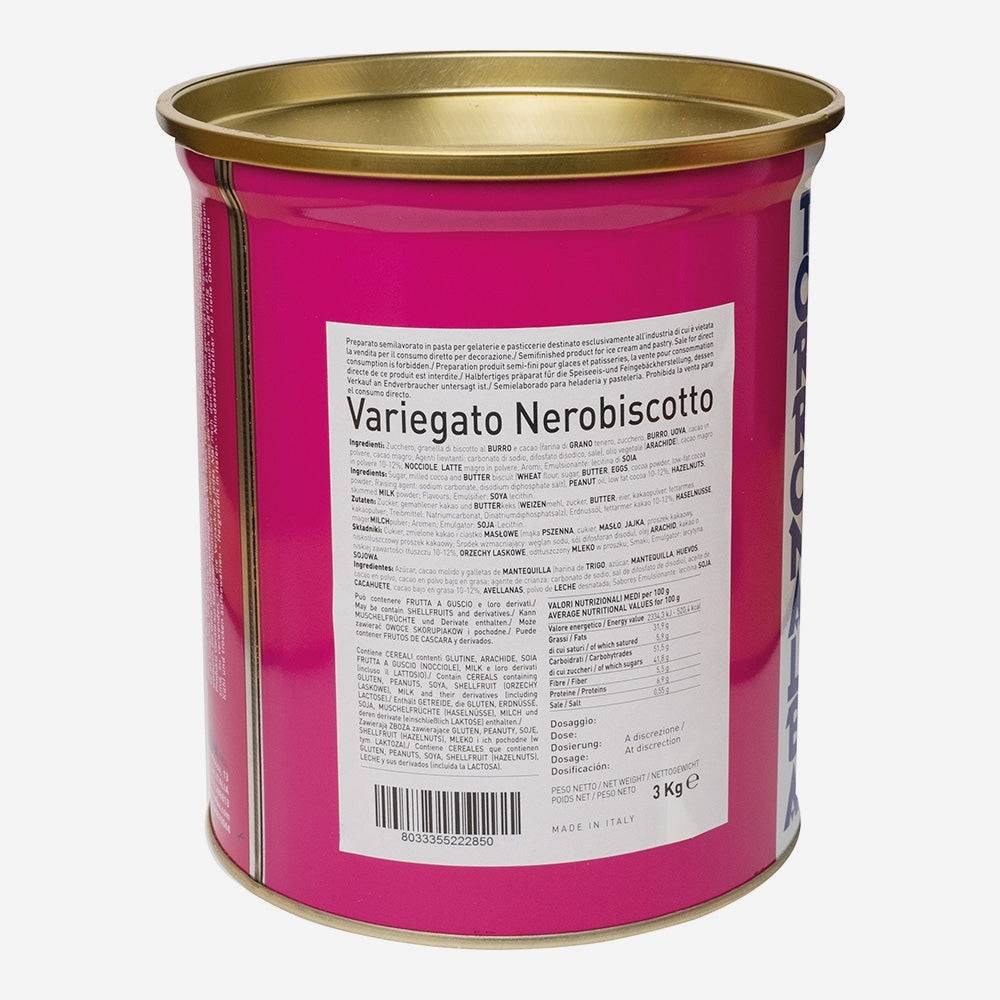 Variegato NeroBiscotto - 3kg - Torronalba - GelatoStore