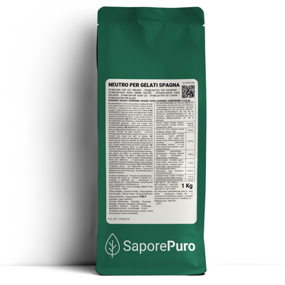 Neutro per Gelato SaporePuro S - Il Segreto per un Gelato Cremoso e di Alta Qualità - Stabilizzante per Gelato - SaporePuro