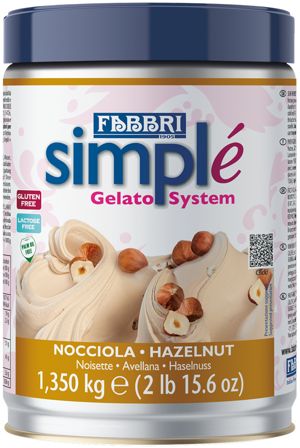Simple' Nocciola 1,35 kg - Fabbri