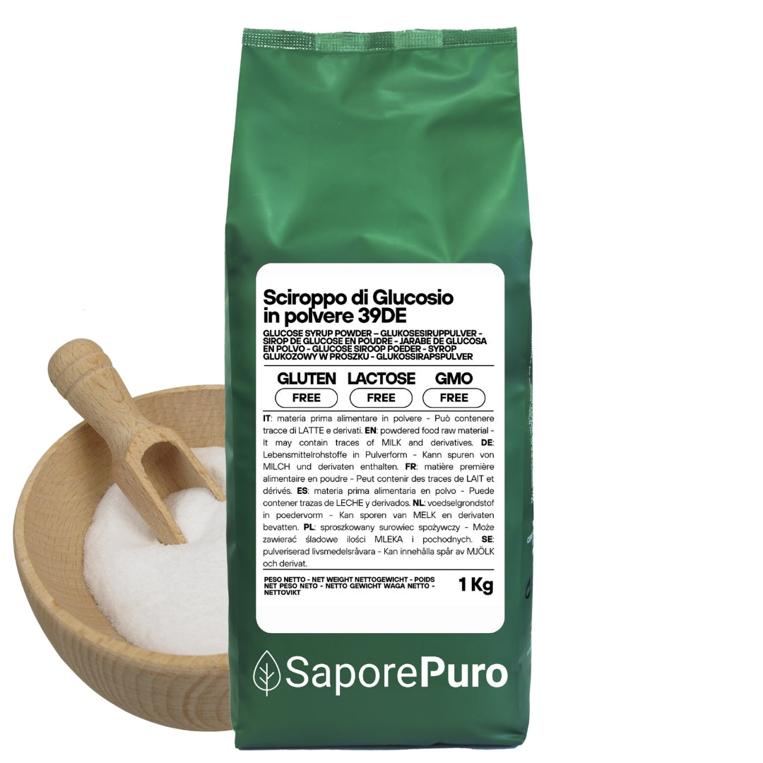 Sciroppo di glucosio in polvere 38-39DE - 1 kg - GelatoStore