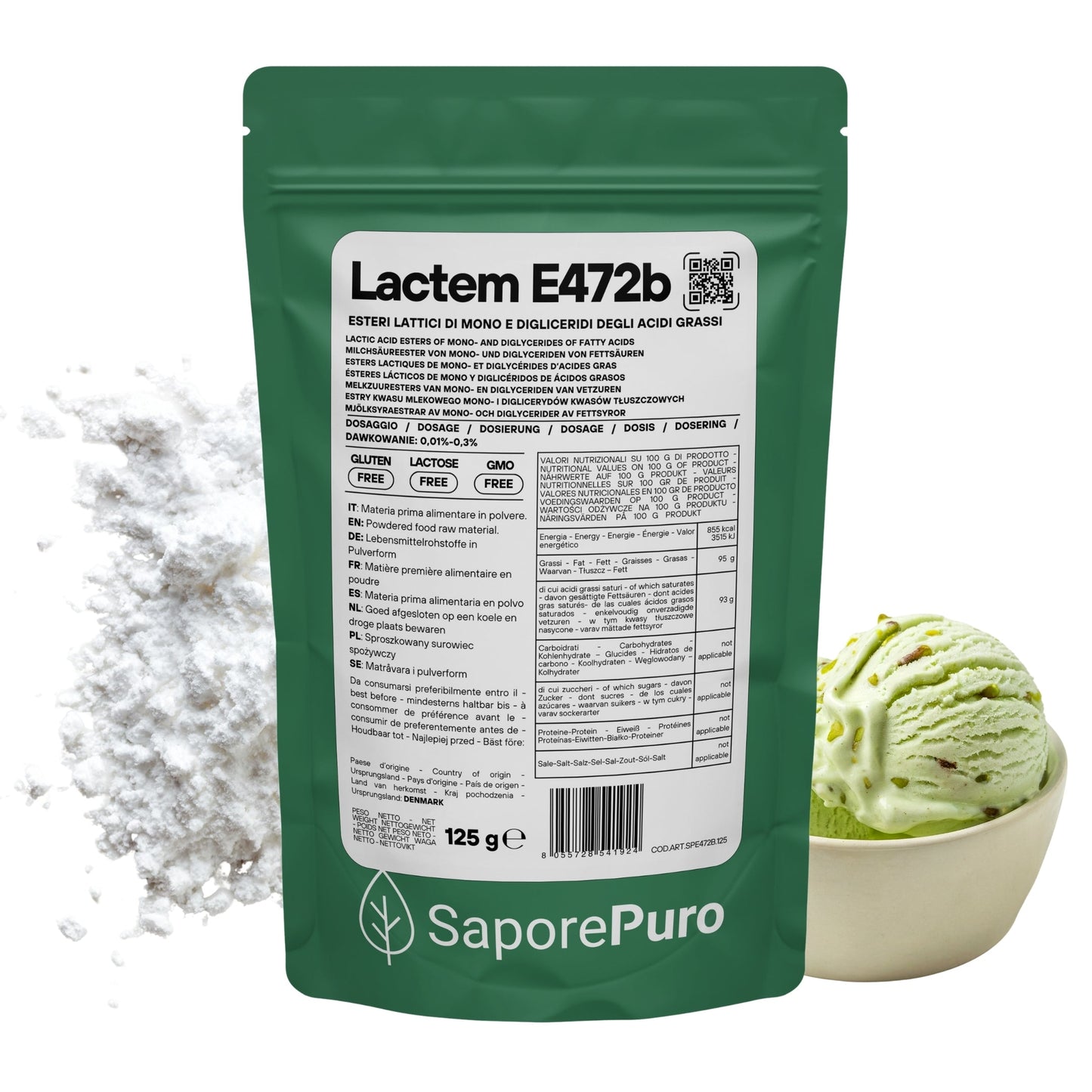 E472b Lactem (Latticem) – Emulsionante Professionale per Gelato e Panificazione - GelatoStore