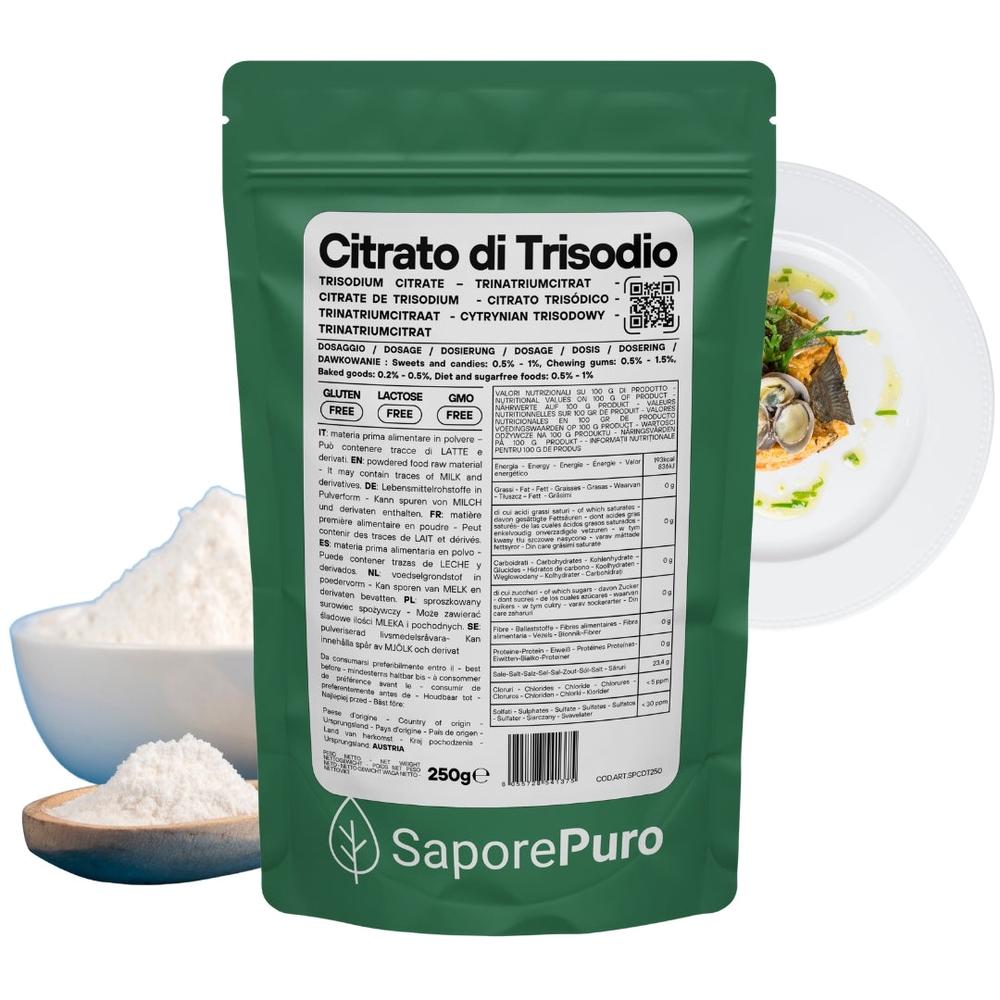 Citrato di Trisodio - E331iii - Regolatore di acidità alimentare