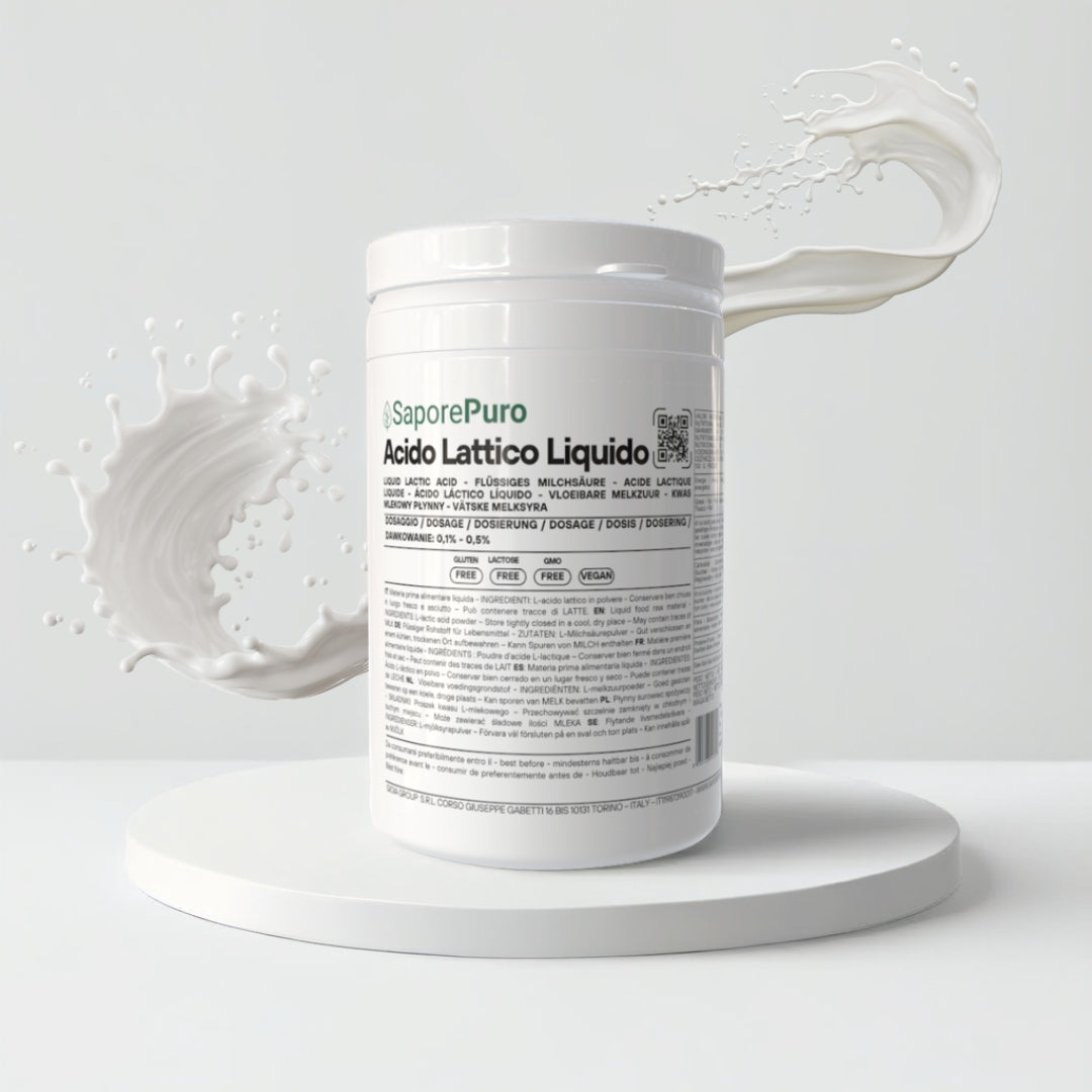 Acido Lattico Liquido Alimentare | SaporePuro - GelatoStore