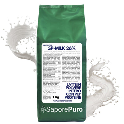 Latte in Polvere con più Proteine Magro o Intero - sostituto del Latte in Polvere per Gelati, Pasticceria e altri uso - SP MILK - GelatoStore