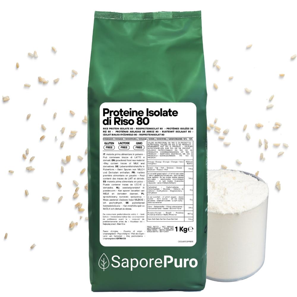 Proteine isolate di Riso 80