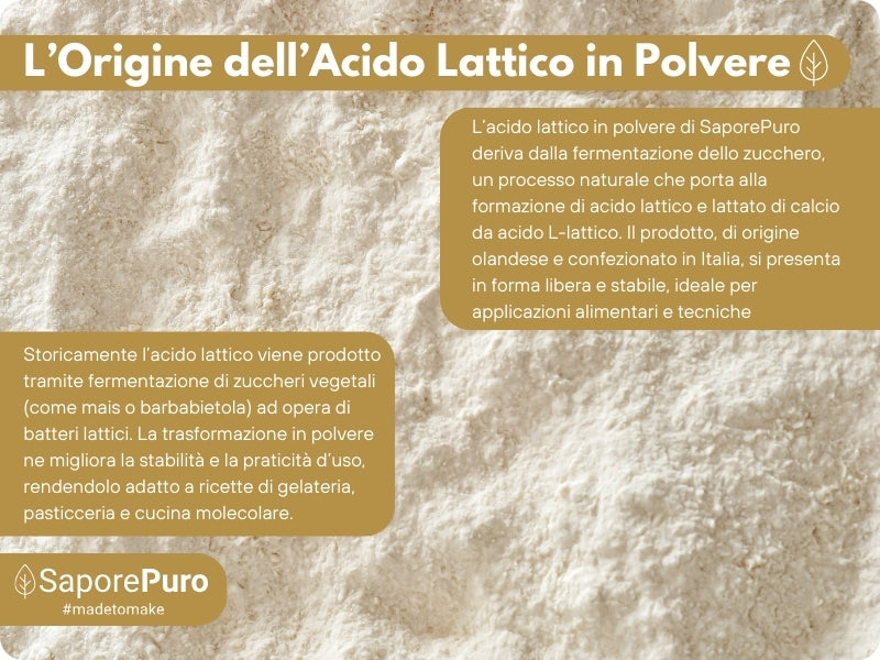 Acido Lattico in Polvere - GelatoStore
