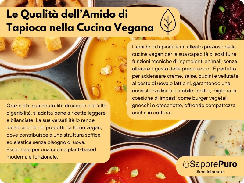 Amido di Tapioca Nativo SaporePuro: Scopri il Segreto di una Cucina Perfetta! - GelatoStore