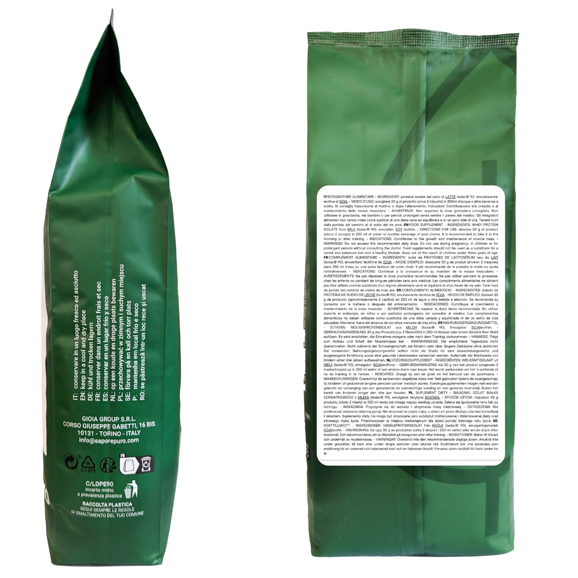 IsolateWhey SP – Proteine Whey Isolate del Latte - 100% Isolac 9102 Instant - GelatoStore