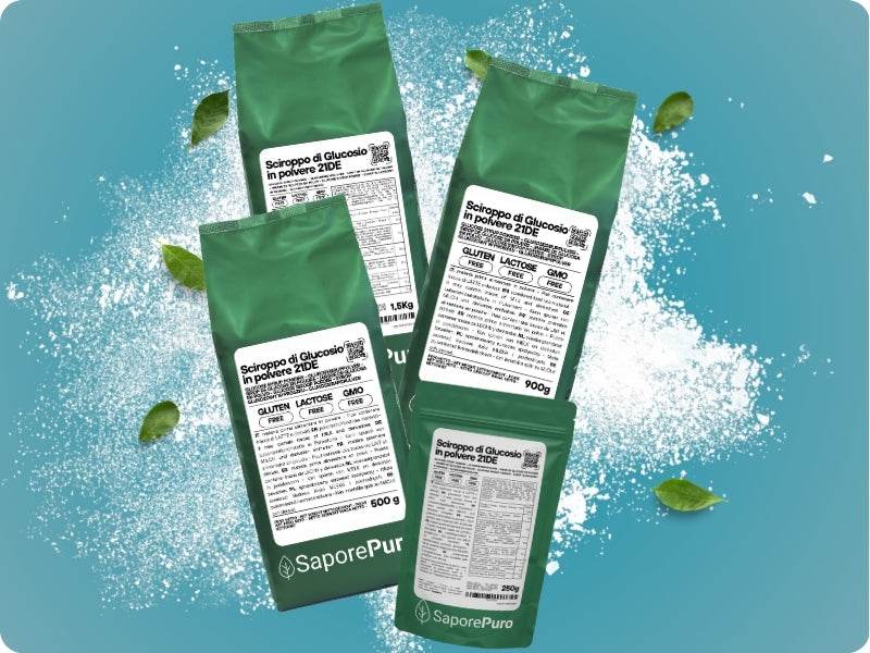Sciroppo di glucosio in polvere 21DE - Zucchero - GelatoStore