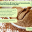 Fibra di semi di Lino  - Addensante Naturale - Sostituto "E" Clean Label - Per gelati, dolci e salse. - SaporePuro