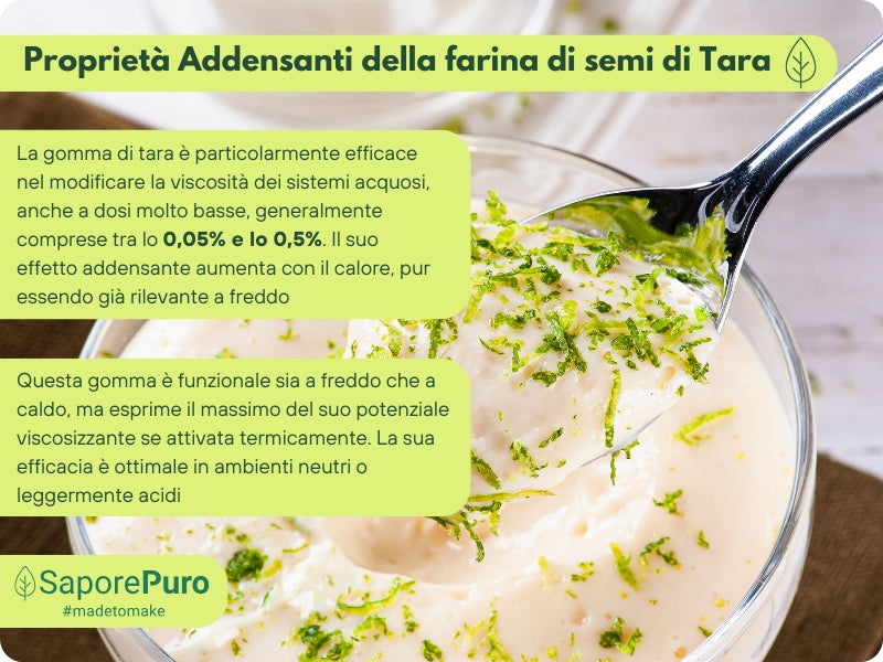 Farina di Semi di Tara - Gomma di Tara - Origine Perù - E417 - Confezionato in Italia - GelatoStore