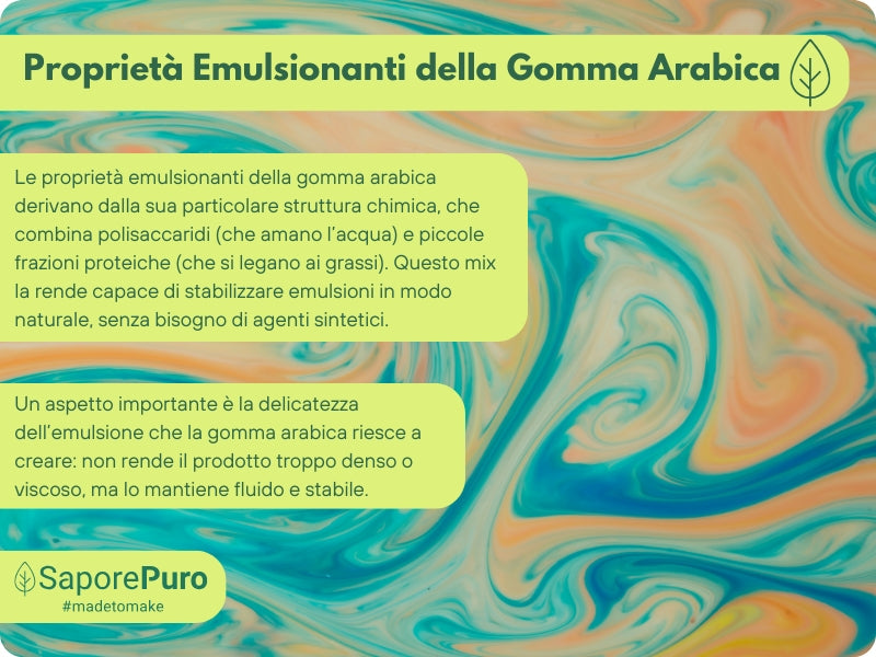 Gomma arabica in polvere - (E414) - Confezionato in Italia - GelatoStore