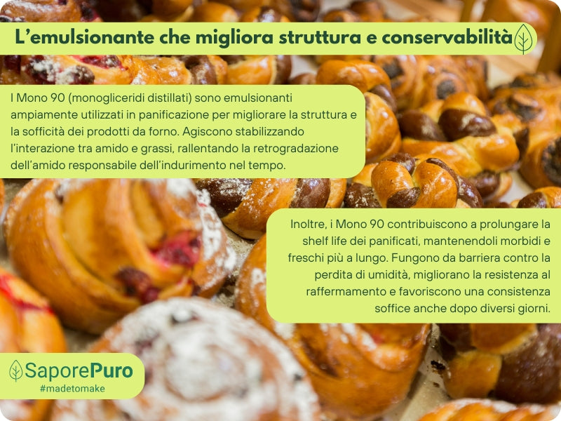 Mono90 - Mono e Digliceridi degli Acidi Grassi - E471 - GelatoStore