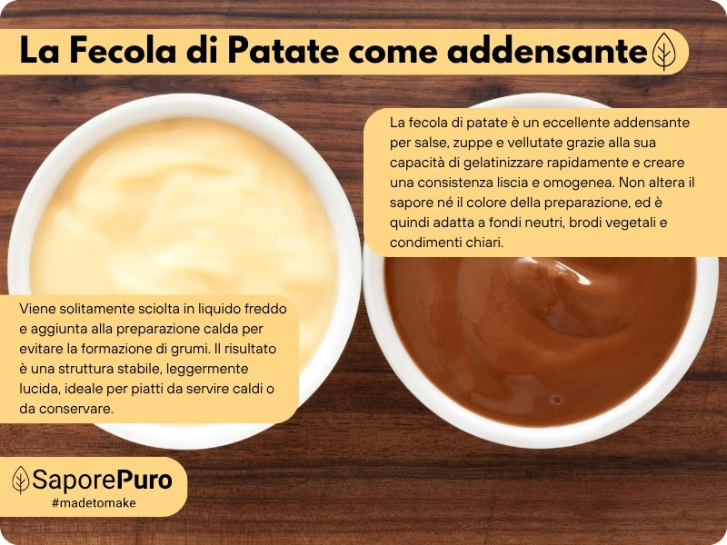 Fecola di Patate - Confezionato in Italia - GelatoStore