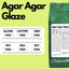 Agar Agar Glaze - E406 - Origine ITALIA - Per Glasse, Topping, Salse lisce - alternativa alla gelatina - GelatoStore