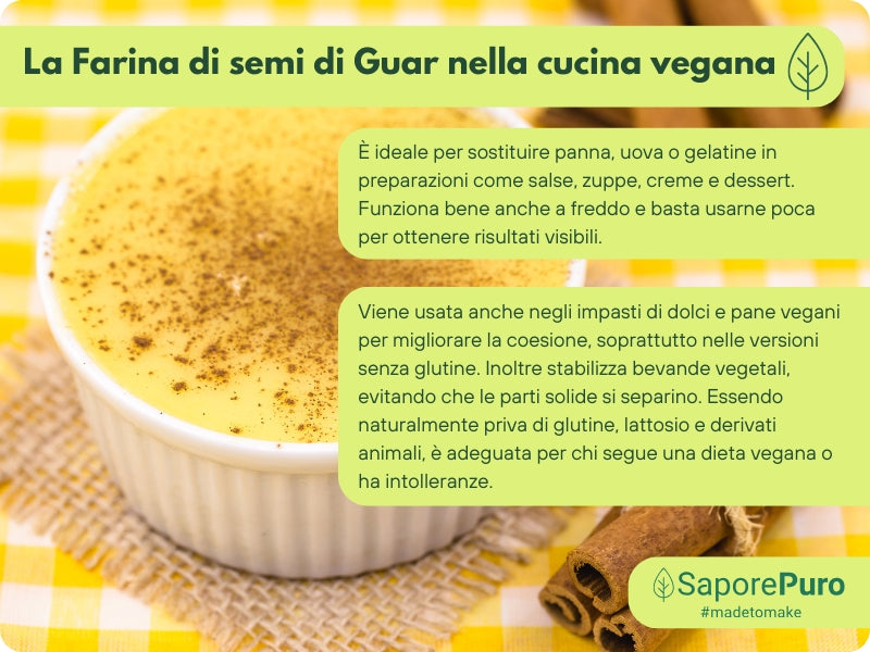 Farina di Semi di Guar (E412)  - Origine India - Confezionato in Italia - GelatoStore