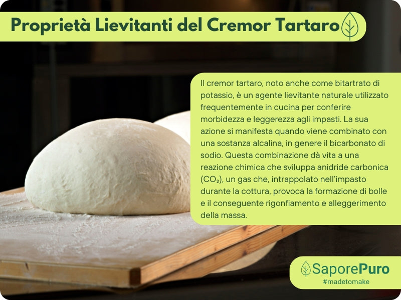 Cremor Tartaro - E336i - Agente lievitante e stabilizzante - GelatoStore