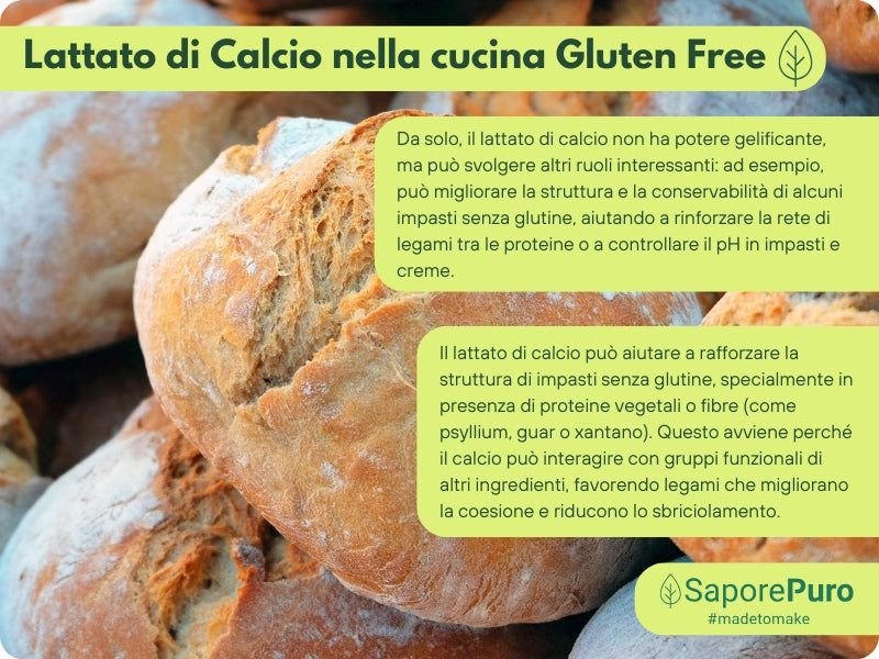 Lattato di calcio in polvere  - E327 - Sferificazione Molecolare - GelatoStore