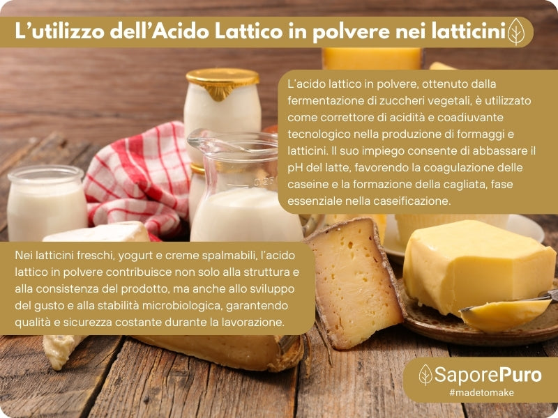 Acido Lattico in Polvere - GelatoStore