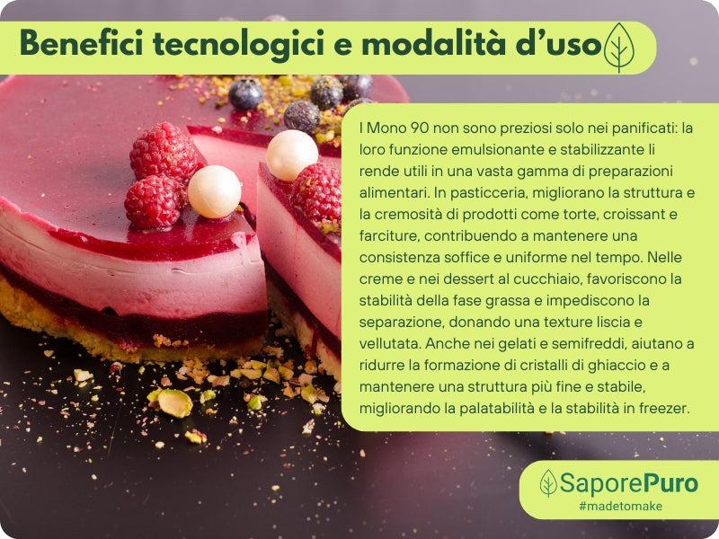 Mono90 - Mono e Digliceridi degli Acidi Grassi - E471 - GelatoStore